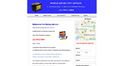 Desktop Screenshot of mobilecarbatteryservice.com.au